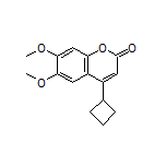 4-Cyclobutyl-6,7-dimethoxy-2H-chromen-2-one