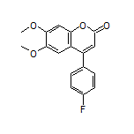 4-(4-Fluorophenyl)-6,7-dimethoxy-2H-chromen-2-one