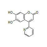 6,7-Dihydroxy-4-(pyridin-2-yl)-2H-chromen-2-one