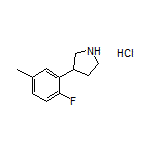 3-(2-Fluoro-5-methylphenyl)pyrrolidine Hydrochloride