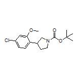 1-Boc-3-(4-chloro-2-methoxyphenyl)pyrrolidine