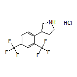 3-[2,4-Bis(trifluoromethyl)phenyl]pyrrolidine Hydrochloride