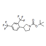 3-[2,4-Bis(trifluoromethyl)phenyl]-1-Boc-pyrrolidine