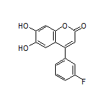 4-(3-Fluorophenyl)-6,7-dihydroxy-2H-chromen-2-one