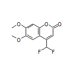 4-(Difluoromethyl)-6,7-dimethoxy-2H-chromen-2-one