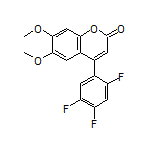 6,7-Dimethoxy-4-(2,4,5-trifluorophenyl)-2H-chromen-2-one