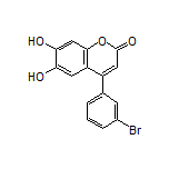 4-(3-Bromophenyl)-6,7-dihydroxy-2H-chromen-2-one