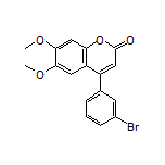 4-(3-Bromophenyl)-6,7-dimethoxy-2H-chromen-2-one