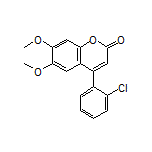 4-(2-Chlorophenyl)-6,7-dimethoxy-2H-chromen-2-one