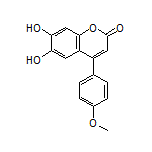 6,7-Dihydroxy-4-(4-methoxyphenyl)-2H-chromen-2-one