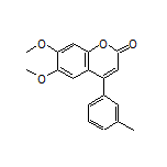 6,7-Dimethoxy-4-(m-tolyl)-2H-chromen-2-one