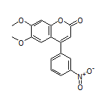 6,7-Dimethoxy-4-(3-nitrophenyl)-2H-chromen-2-one