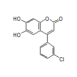 4-(3-Chlorophenyl)-6,7-dihydroxy-2H-chromen-2-one