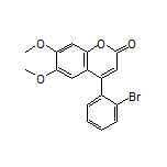 4-(2-Bromophenyl)-6,7-dimethoxy-2H-chromen-2-one