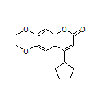 4-Cyclopentyl-6,7-dimethoxy-2H-chromen-2-one