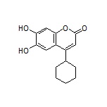 4-Cyclohexyl-6,7-dihydroxy-2H-chromen-2-one