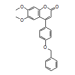 4-[4-(Benzyloxy)phenyl]-6,7-dimethoxy-2H-chromen-2-one