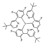 Tris[2-[4-(tert-butyl)-2-pyridyl]-3,5-difluorophenyl]iridium