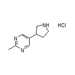 2-Methyl-5-(3-pyrrolidinyl)pyrimidine Hydrochloride