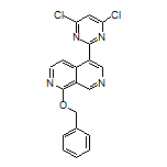 1-(Benzyloxy)-5-(4,6-dichloro-2-pyrimidinyl)-2,7-naphthyridine