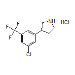 3-[3-Chloro-5-(trifluoromethyl)phenyl]pyrrolidine Hydrochloride