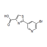 2-(5-Bromopyridin-3-yl)thiazole-4-carboxylic Acid