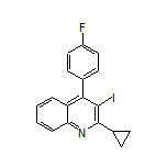 2-Cyclopropyl-4-(4-fluorophenyl)-3-iodoquinoline