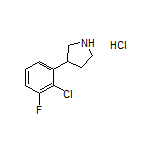 3-(2-Chloro-3-fluorophenyl)pyrrolidine Hydrochloride