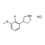 3-(2-Fluoro-3-methoxyphenyl)pyrrolidine Hydrochloride