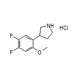 3-(4,5-Difluoro-2-methoxyphenyl)pyrrolidine Hydrochloride