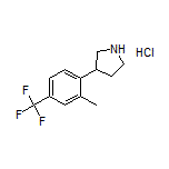 3-[2-Methyl-4-(trifluoromethyl)phenyl]pyrrolidine Hydrochloride