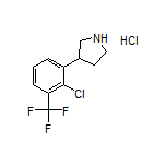 3-[2-Chloro-3-(trifluoromethyl)phenyl]pyrrolidine Hydrochloride