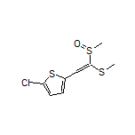 2-Chloro-5-[2-(methylsulfinyl)-2-(methylthio)vinyl]thiophene