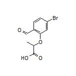 2-(5-Bromo-2-formylphenoxy)propanoic Acid