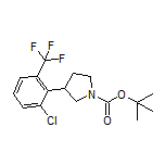 1-Boc-3-[2-chloro-6-(trifluoromethyl)phenyl]pyrrolidine