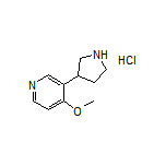 4-Methoxy-3-(pyrrolidin-3-yl)pyridine Hydrochloride