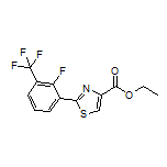 Ethyl 2-[2-Fluoro-3-(trifluoromethyl)phenyl]thiazole-4-carboxylate