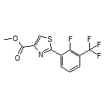 Methyl 2-[2-Fluoro-3-(trifluoromethyl)phenyl]thiazole-4-carboxylate