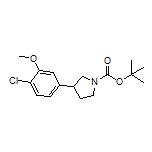 1-Boc-3-(4-chloro-3-methoxyphenyl)pyrrolidine