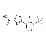 2-[2-Fluoro-3-(trifluoromethyl)phenyl]thiazole-4-carboxylic Acid