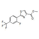 Methyl 2-[2-Fluoro-4-(trifluoromethyl)phenyl]thiazole-4-carboxylate