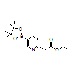 6-(2-Ethoxy-2-oxoethyl)pyridine-3-boronic Acid Pinacol Ester