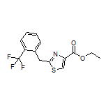 Ethyl 2-[2-(Trifluoromethyl)benzyl]thiazole-4-carboxylate