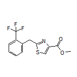 Methyl 2-[2-(Trifluoromethyl)benzyl]thiazole-4-carboxylate