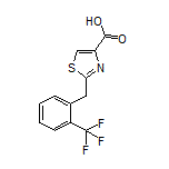 2-[2-(Trifluoromethyl)benzyl]thiazole-4-carboxylic Acid