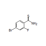 4-Bromo-2-fluorobenzothioamide