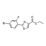 Ethyl 2-(4-Bromo-2-fluorophenyl)thiazole-4-carboxylate