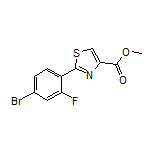 Methyl 2-(4-Bromo-2-fluorophenyl)thiazole-4-carboxylate