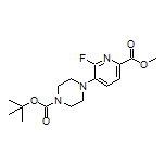 Methyl 5-(4-Boc-1-piperazinyl)-6-fluoropyridine-2-carboxylate