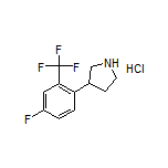 3-[4-Fluoro-2-(trifluoromethyl)phenyl]pyrrolidine Hydrochloride